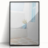 Large abstract wall art in mid-century modernist style, featuring swirling black and white patterns on acrylic.