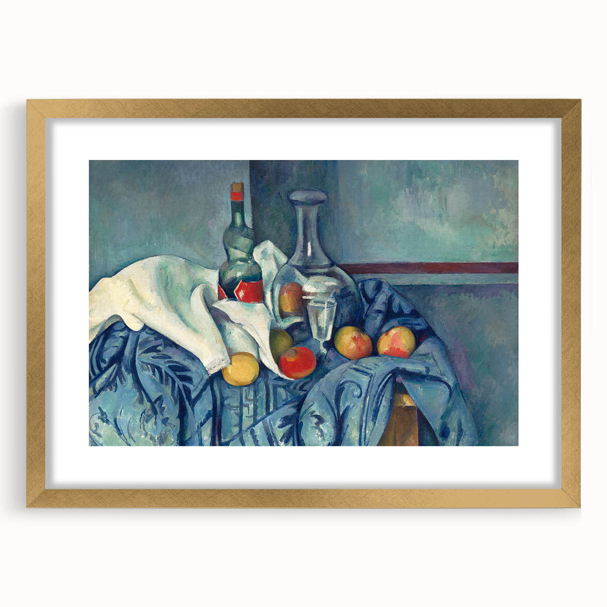 Impressionist Still Life: The Peppermint Bottle by Paul Cézanne