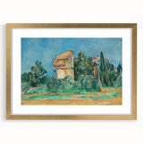 Impressionist Landscape Wall Art - The Pigeon Tower by Cézanne Print