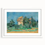 Impressionist Landscape Wall Art - The Pigeon Tower by Cézanne Print