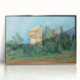 Impressionist Landscape Wall Art - The Pigeon Tower by Cézanne Print
