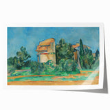 Impressionist Landscape Wall Art - The Pigeon Tower by Cézanne Print