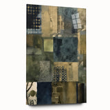 Abstract Rustic Wall Art - Textured Patterns for Farmhouse Decor