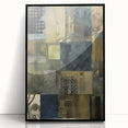 Abstract Rustic Wall Art - Textured Patterns for Farmhouse Decor