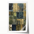 Abstract Rustic Wall Art - Textured Patterns for Farmhouse Decor