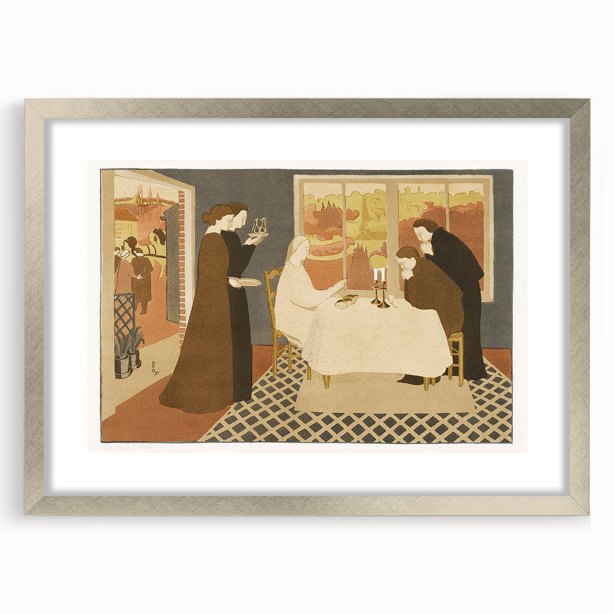 French Impressionist Art - Pilgrims of Emmaus by Maurice Denis Print