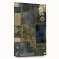 Textured Abstract Rustic Wall Art - Industrial Patterns for Farmhouse Decor
