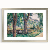 Impressionist Landscape Art - The Pool at Jas de Bouffan by Cézanne