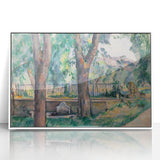 Impressionist Landscape Art - The Pool at Jas de Bouffan by Cézanne