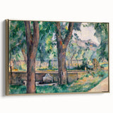 Impressionist Landscape Art - The Pool at Jas de Bouffan by Cézanne