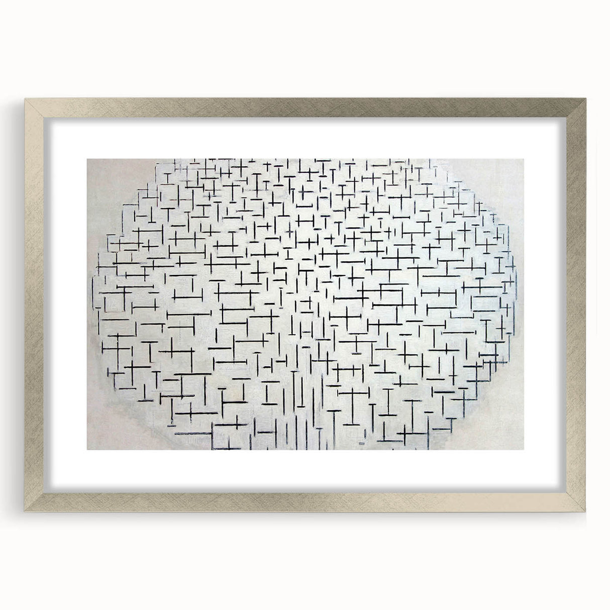 Modern Wall Art - Abstract Geometric Ocean Design