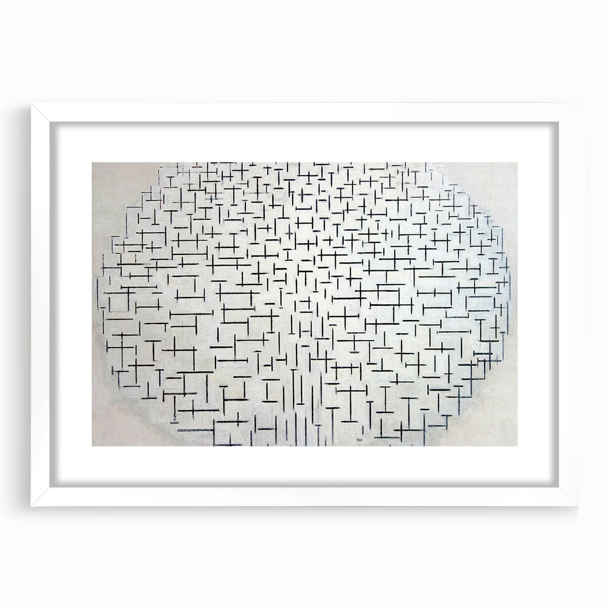 Modern Wall Art - Abstract Geometric Ocean Design