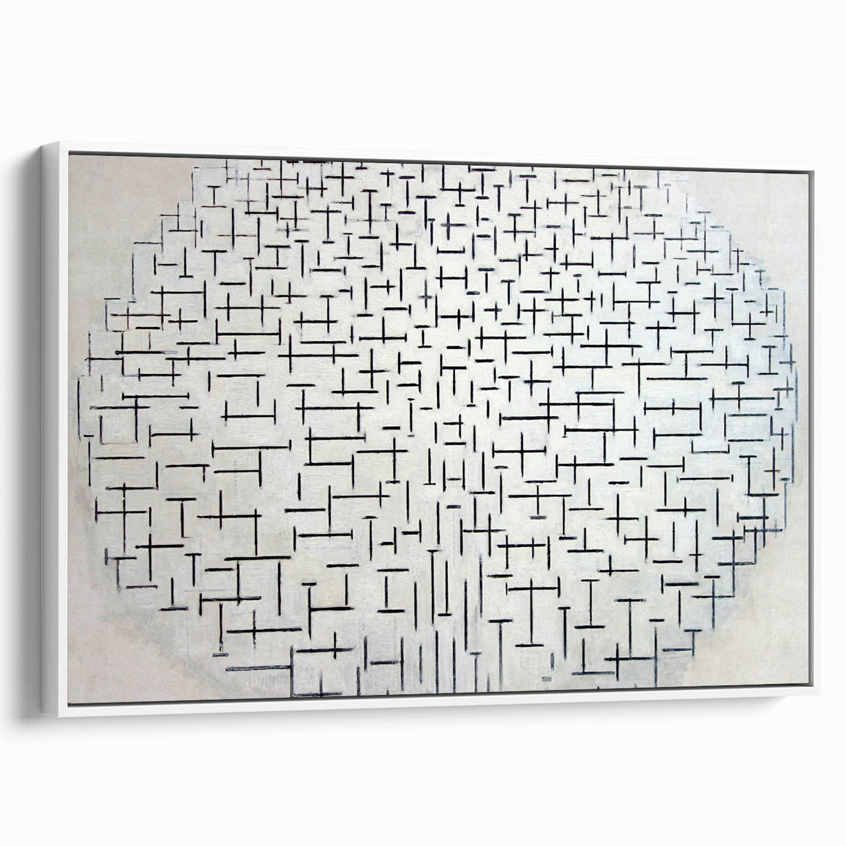 Modern Wall Art - Abstract Geometric Ocean Design