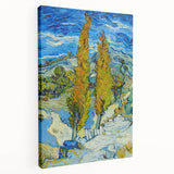 Impressionist Landscape - The Poplars at Saint-Rémy by Vincent van Gogh