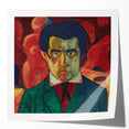 Modern Wall Art - Abstract Self-Portrait in Bold Colors