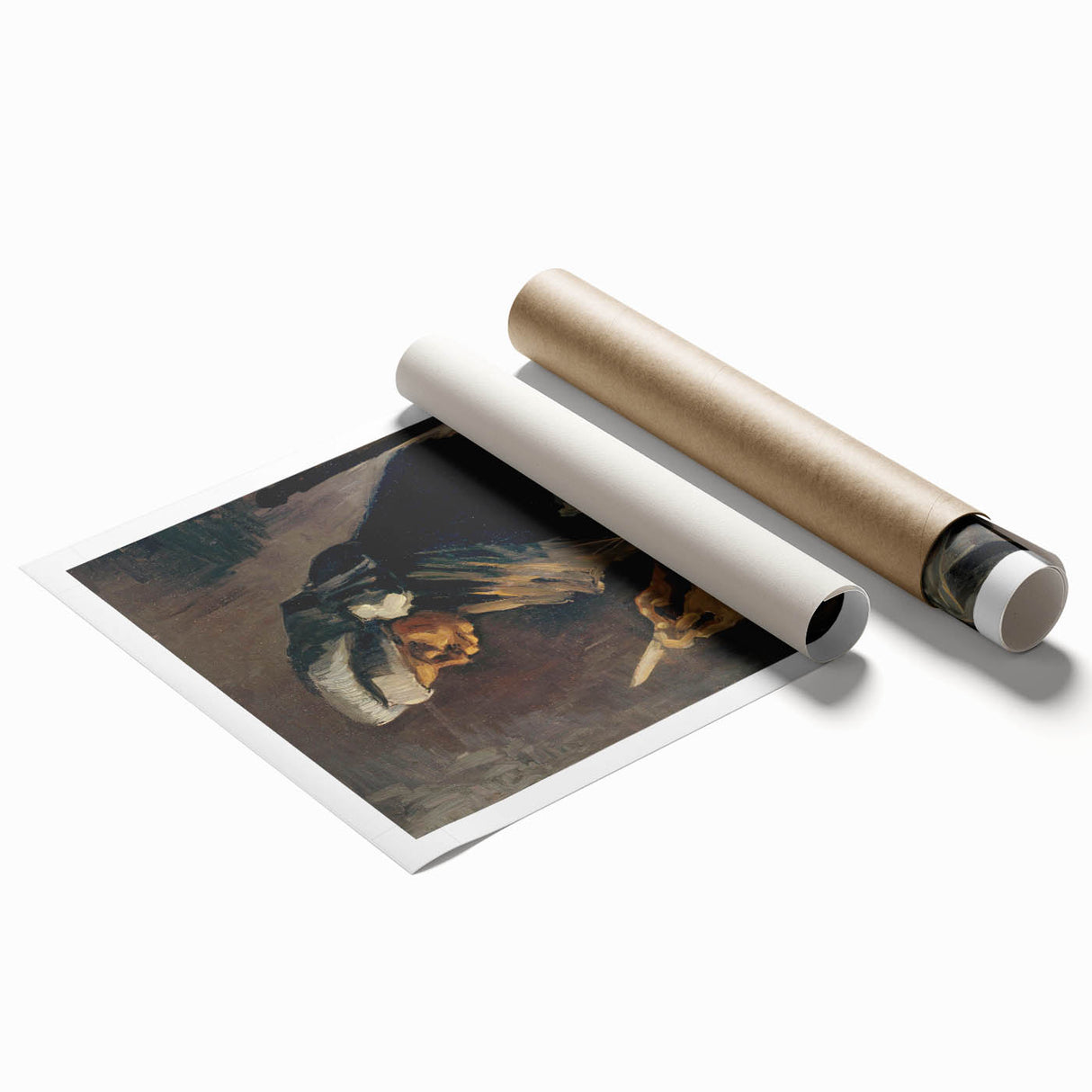 Impressionist Portrait - The Potato Peeler by Vincent van Gogh