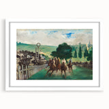 Impressionist Painting - The Races at Longchamp by Édouard Manet