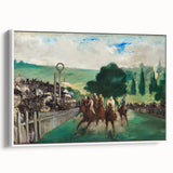 Impressionist Painting - The Races at Longchamp by Édouard Manet