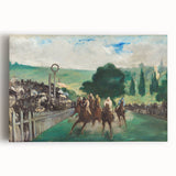 Impressionist Painting - The Races at Longchamp by Édouard Manet