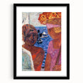 Modern Wall Art - Vibrant Abstract Nautical Scene with Human Figures