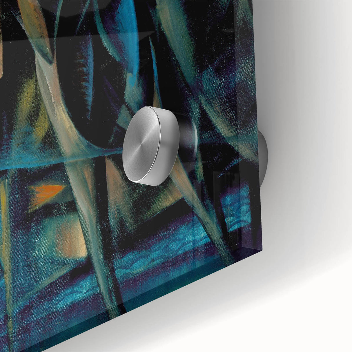 Modern Wall Art Print - Abstract Figures in Blue by Berlin - Bold Decor