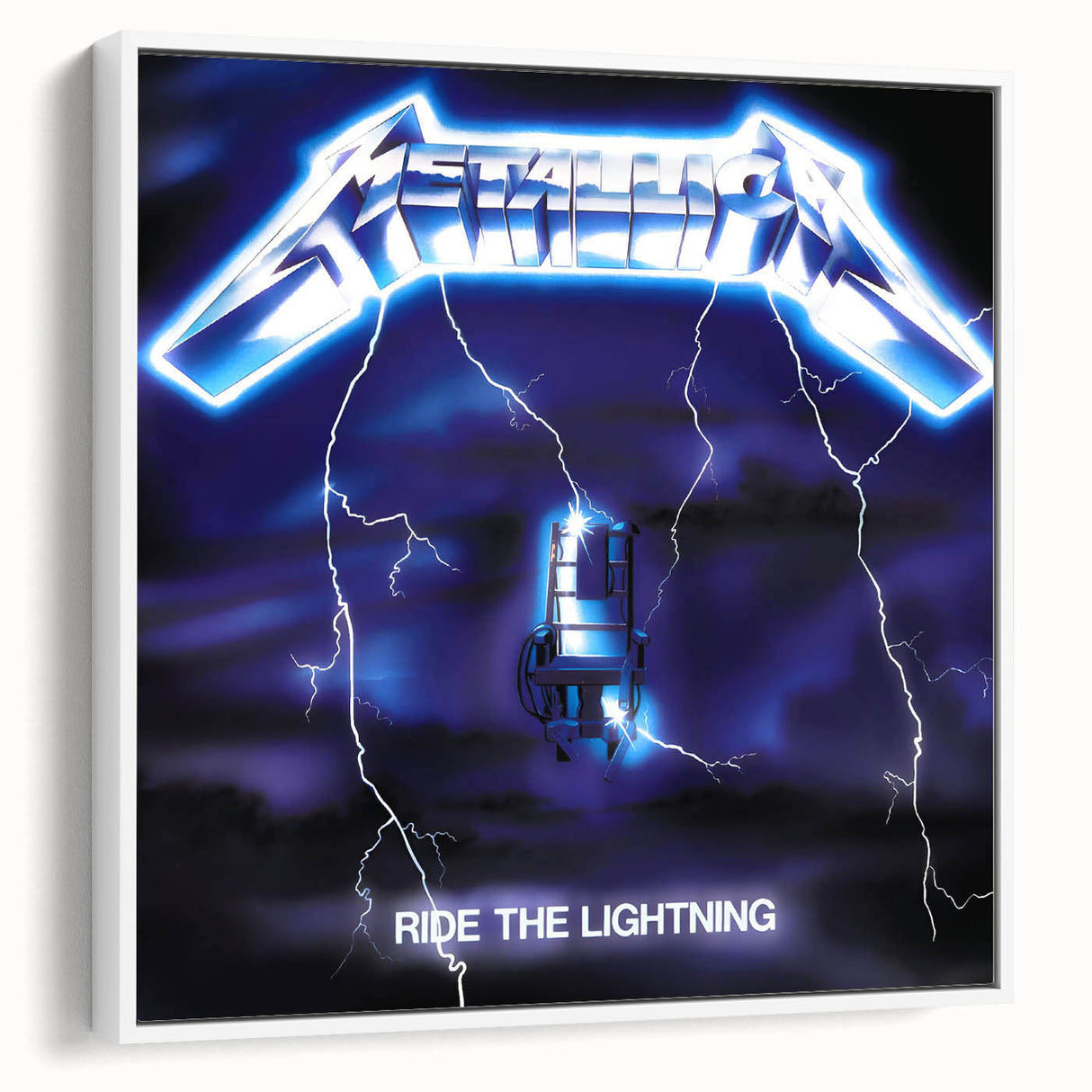 Metallica Retro Wall Art – Ride the Lightning Vintage Print
