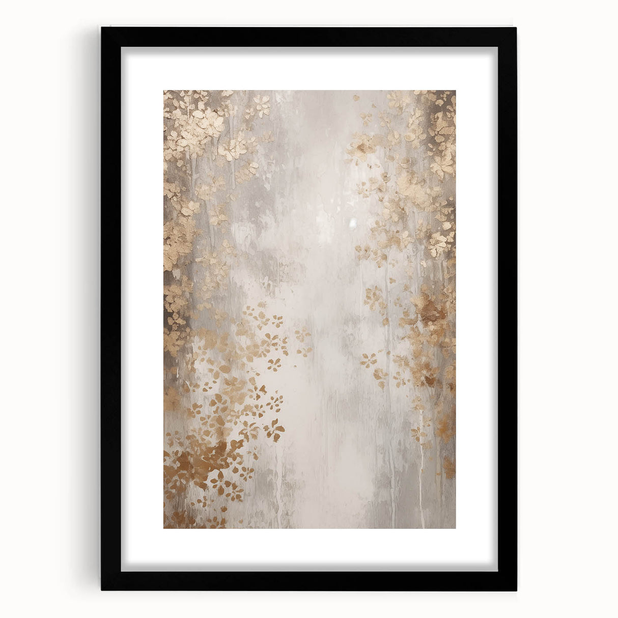 Extra large abstract art print featuring textured, colorful swirls on a black framed canvas, ideal for living room decor.