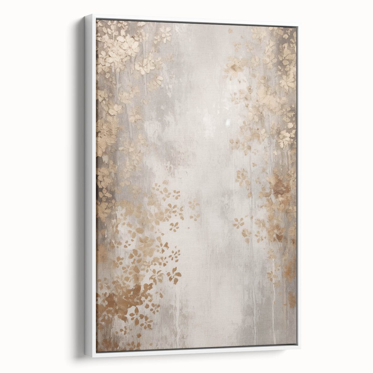 Vintage poster art depicting a winter scene on framed canvas, featuring a monochrome palette, ideal for living room decor.