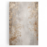 Black and white abstract depiction of winter on large stretched canvas, suited for kitchen wall art.