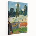 Impressionist Landscape - The Red Cow by Paul Gauguin