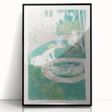 Impressionist Scene - Reflection in the Fountain by Maurice Denis