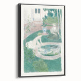 Impressionist Scene - Reflection in the Fountain by Maurice Denis