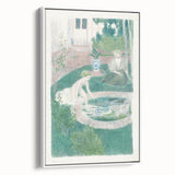 Impressionist Scene - Reflection in the Fountain by Maurice Denis