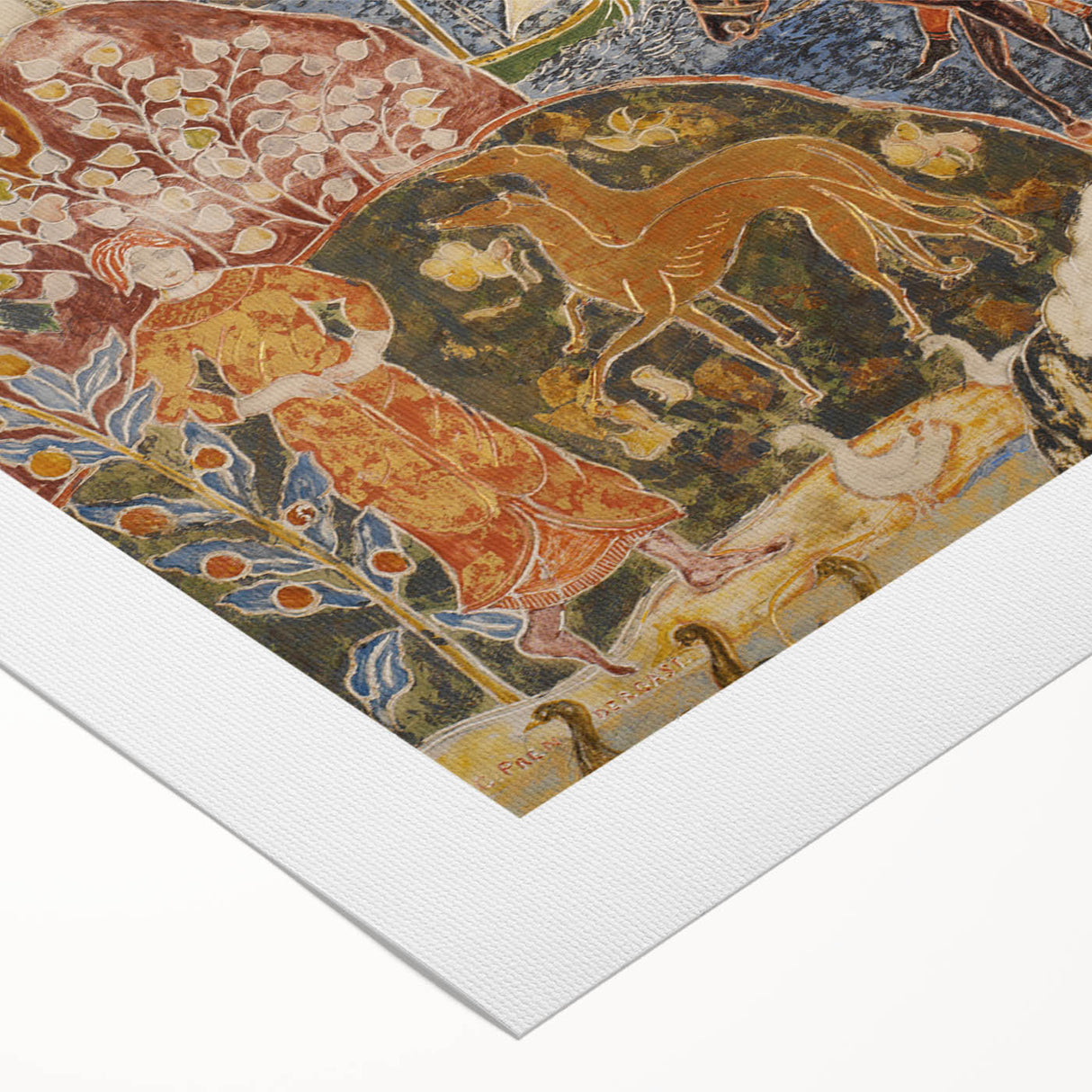 Modern Wall Art - Scenic Journey with Two Figures