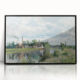 Impressionist Landscape - The River Oise by Camille Pissarro Print