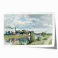 Impressionist Landscape - The River Oise by Camille Pissarro Print