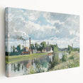Impressionist Landscape - The River Oise by Camille Pissarro Print