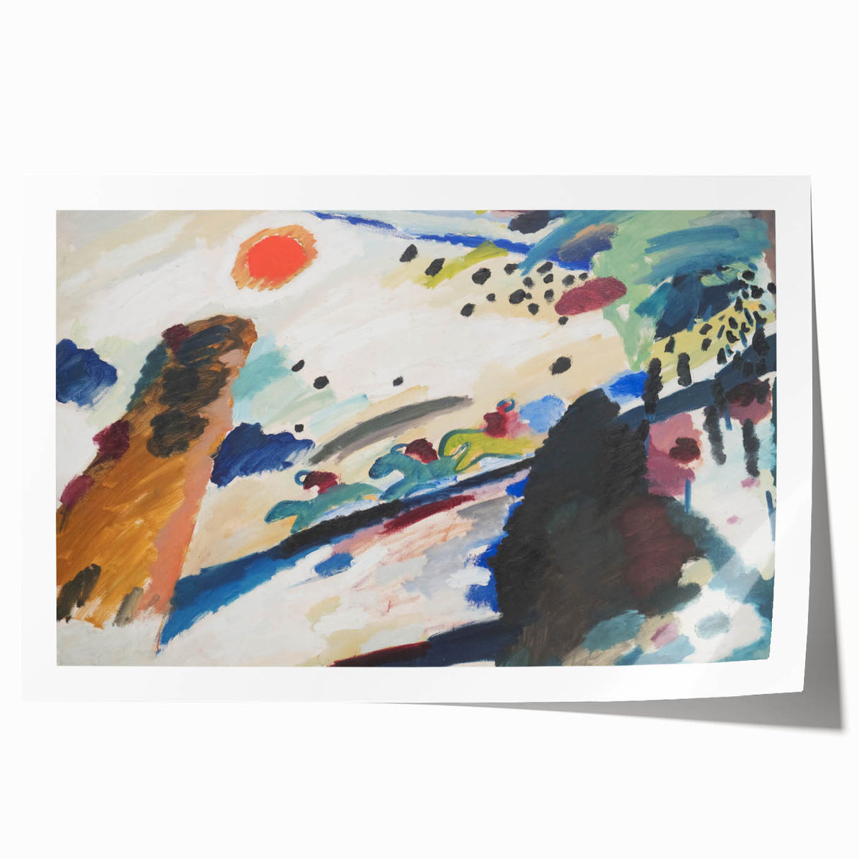 Modern Wall Art - Abstract Romantic Landscape Design
