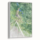 Impressionist Scene - The Rope Dancer by Henri de Toulouse-Lautrec