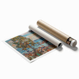Modern Wall Art - Serene Beach Scene with Trees