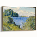 Impressionist Landscape - The Seine at Argenteuil by Caillebotte Print