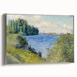 Impressionist Landscape - The Seine at Argenteuil by Caillebotte Print