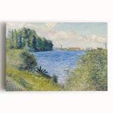 Impressionist Landscape - The Seine at Argenteuil by Caillebotte Print