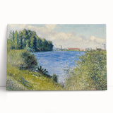 Impressionist Landscape - The Seine at Argenteuil by Caillebotte Print