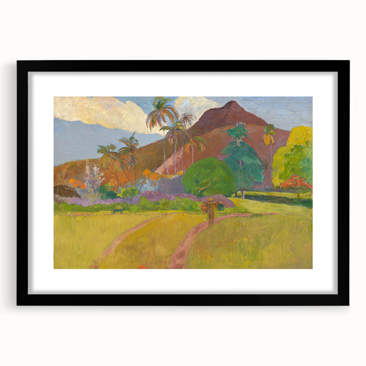 Modern Wall Art - Vibrant Tahitian Landscape