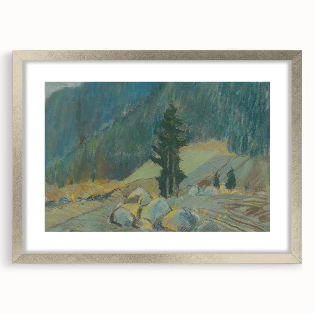 Modern Wall Art - Tranquil Mountain Brook Landscape