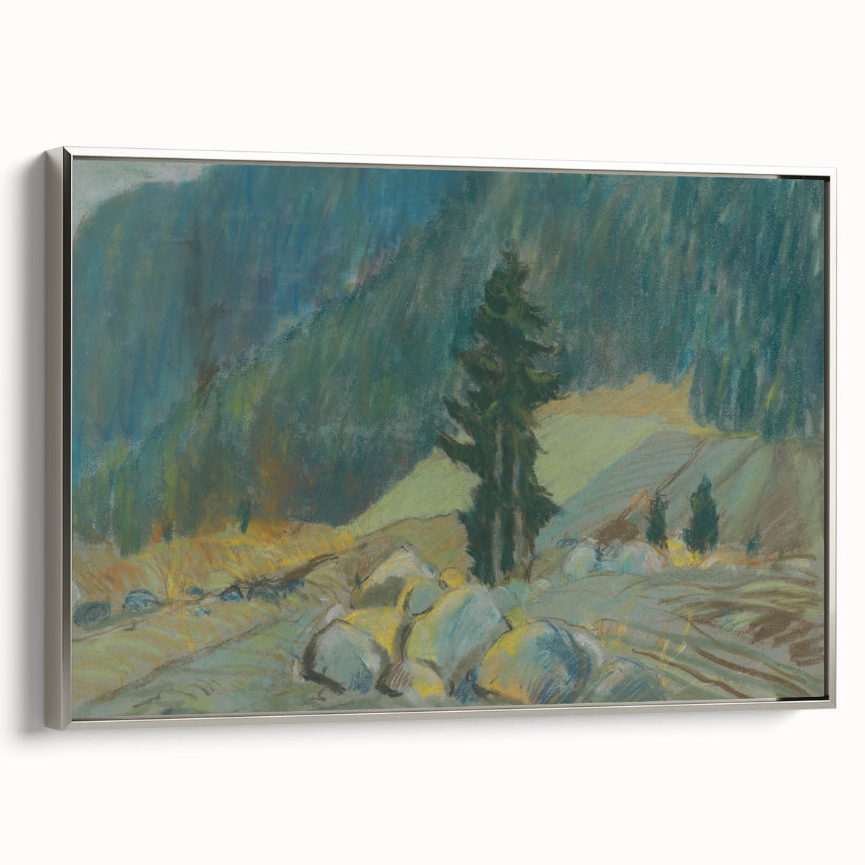 Modern Wall Art - Tranquil Mountain Brook Landscape