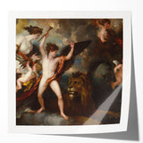 Neoclassical Art Print: The Power of Love by Benjamin West - Mythic Beauty