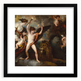 Neoclassical Art Print: The Power of Love by Benjamin West - Mythic Beauty