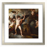 Neoclassical Art Print: The Power of Love by Benjamin West - Mythic Beauty